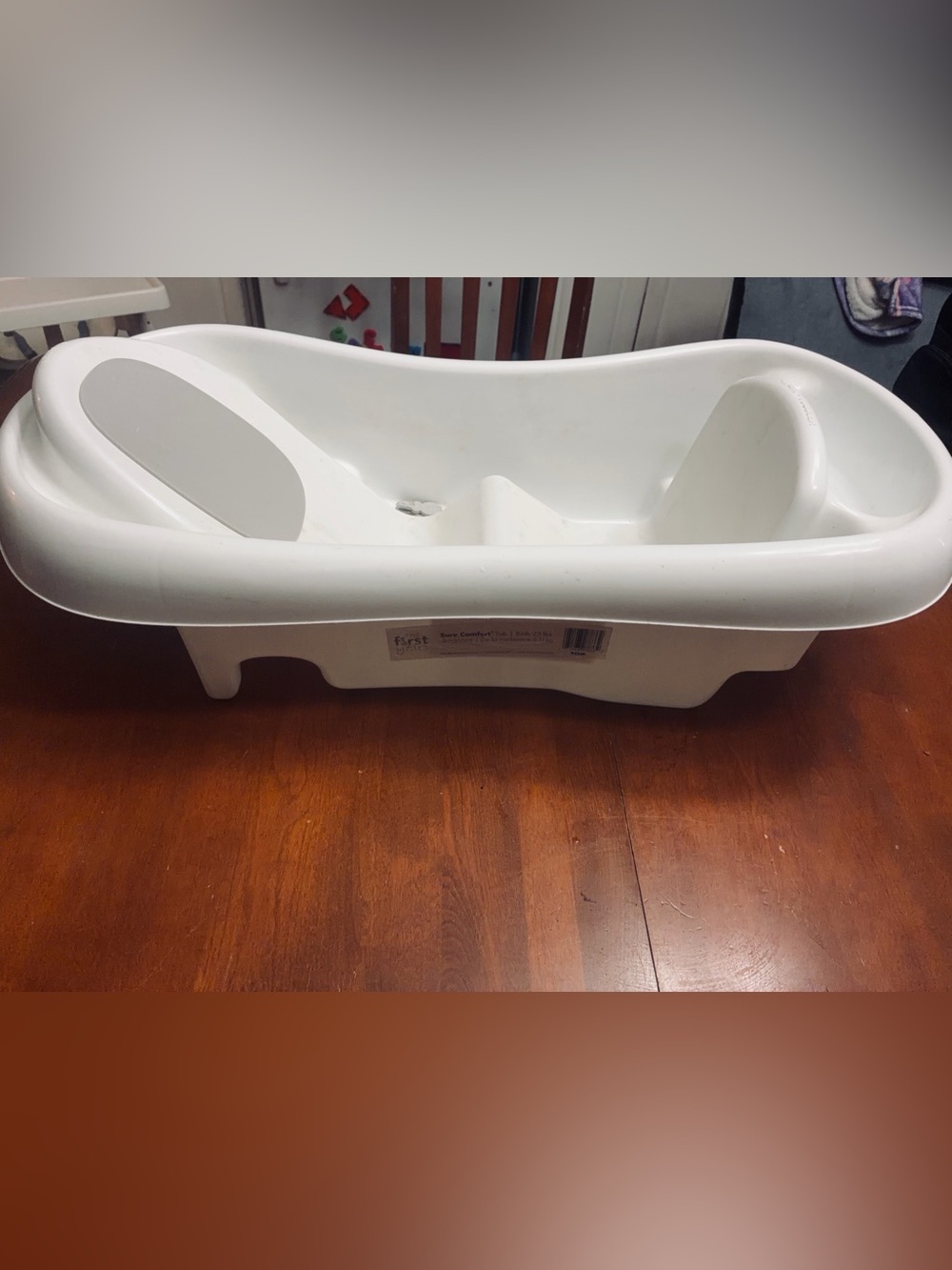 First Years White Infant Bath Support - Supportive Tub Seat